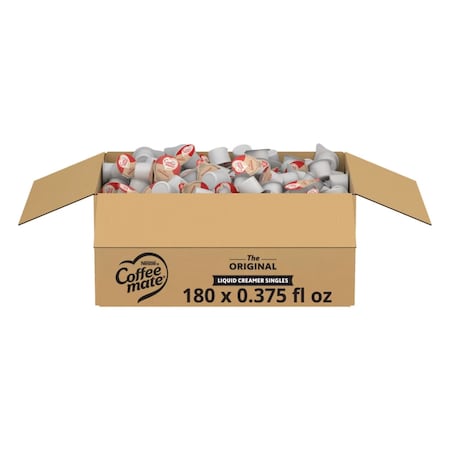Coffee Mate Coffee-Mate The Original Single Serve Liquid Creamer .375 oz., PK180 10050000351203