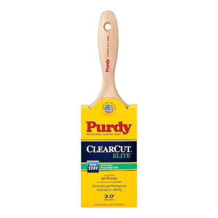 Purdy Nylon Paint Brush, 3 3/16 in L 144380830