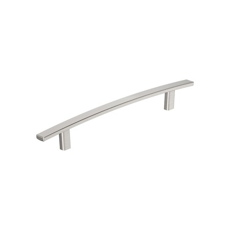 Amerock Cyprus 7-9/16 inch 192mm Center-to-Center Satin Nickel Cabinet Pull BP26208G10