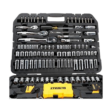 Dewalt Mechanics Tools Kit, Socket Set, 168 pcs DWMT73803