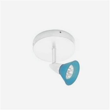 Gorgeousglow Single Light Ceiling Mount Low Voltage, Blue GO953400