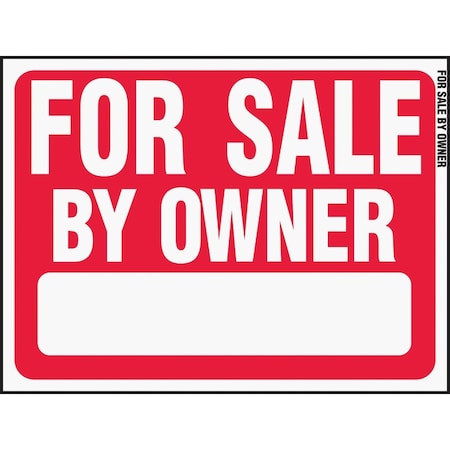 Hy-Ko Plastic Sign For Sale By Owner RS-605