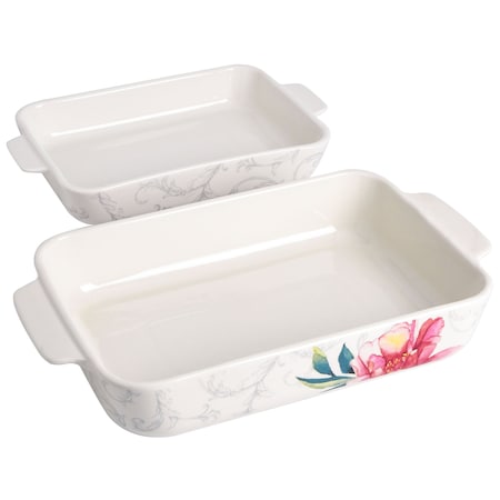 Martha Stewart Ceramic 2 Piece Baker Set 96128.02