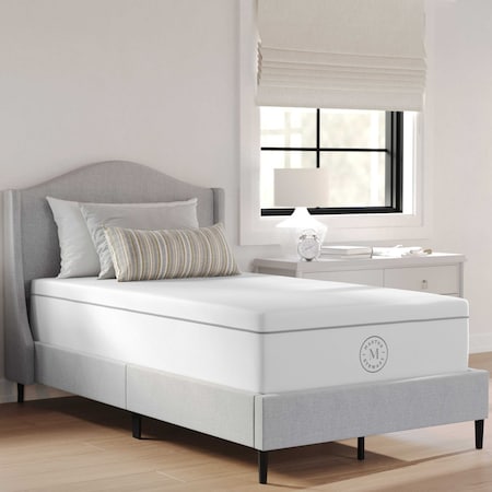 Martha Stewart SleepComplete 12 Inch Twin Firm Hybrid Pocket Spring and Foam Dual-Action Cooling Mattress CL-MODE-12T-MS