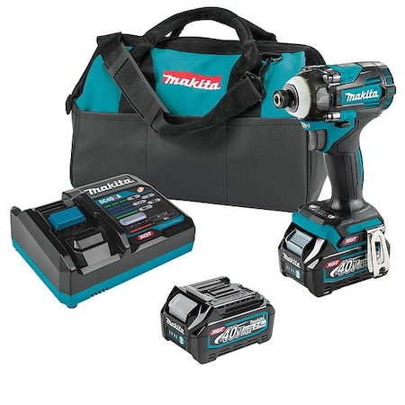 Makita Cordless Impact Driver Kit, 40 V DC GDT04D