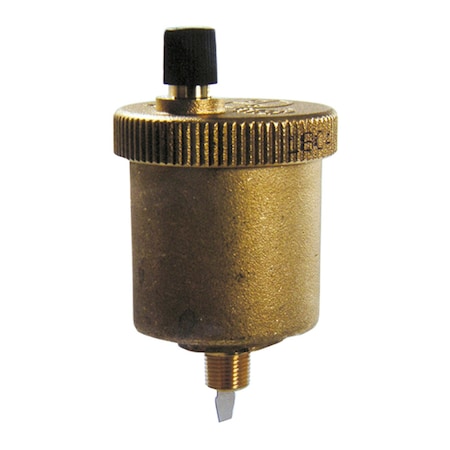 Bornquist Hydronic Heating Systems Model No. 97, 1/8" Automatic Air Vent (Male Threaded) 113222