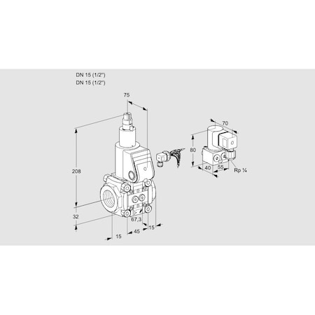 Honeywell Kromschroder VAS115R/LW KS88029166