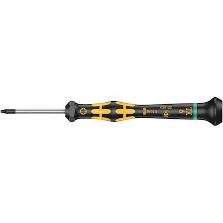 Wera 1567 TORX ESD Kraftform Micro screwdriver for TORX screws, TX 3 x 40 mm 5030159001