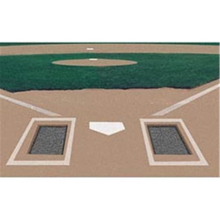Markers Rubber Batters Box Foundation-PR Baseball-Softball Field Equipment MK3240