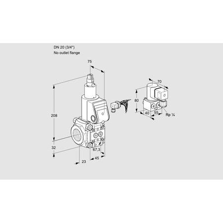 Honeywell Kromschroder VAS120/-R/LW KS88007033
