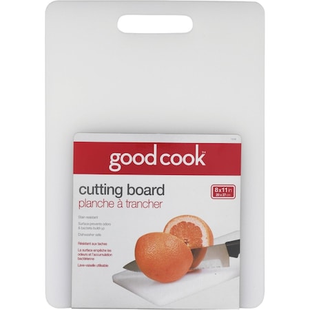 Goodcook 8'' x 11'' White Cutting Board 10098