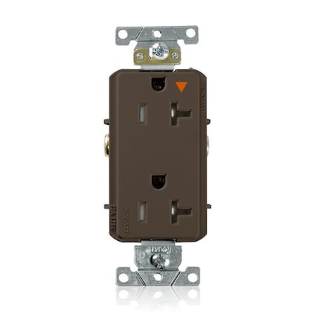 Leviton Dec Plus IG Dup 20A 125V TR Blue T1636-IGB