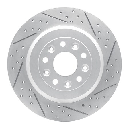 Dynamic Friction Co DFC Geoperformance Rotor - Drilled and Slotted 830-54088R