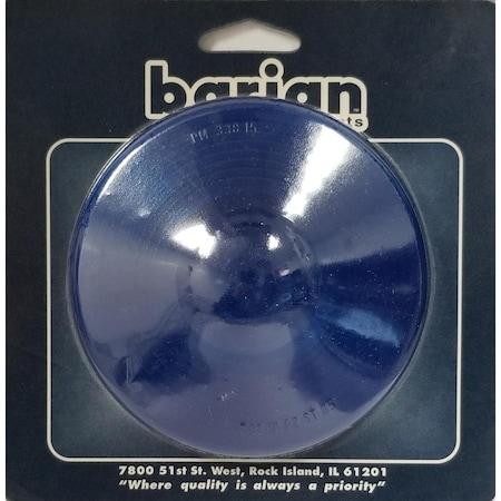 Barjan 4-1 by 4 in. lens Round Cded, Peterson - Blue 049BP33815B