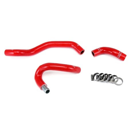 Hps Performance High Temp Reinforced Silicone Heater Coolant Hose Kit, Red, 57-1437-RED