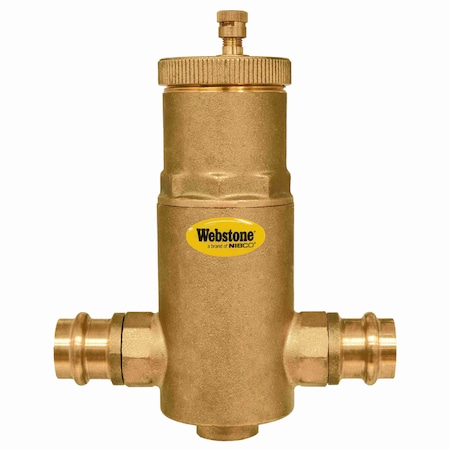 Nibco 1-1/2-Inch SWT BR Horizontal Air Separator H-75006