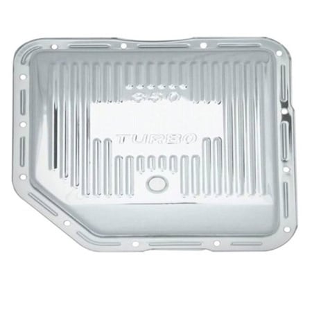 Strike3 R9122 Transmission Pan for 1970-1975 Chevy Bel Air, Chrome ST740380