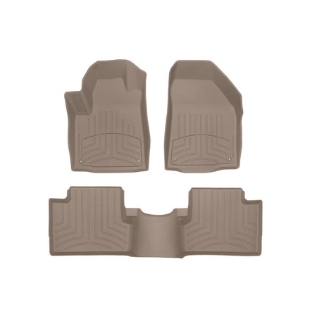 Weathertech Tan, Front and Rear FloorLiner HP 458331IM-455662IM