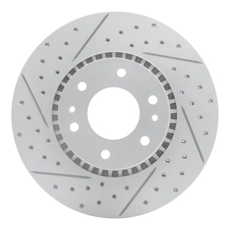 Dynamic Friction Co DFC Geoperformance Rotor - Drilled and Slotted 830-48046L