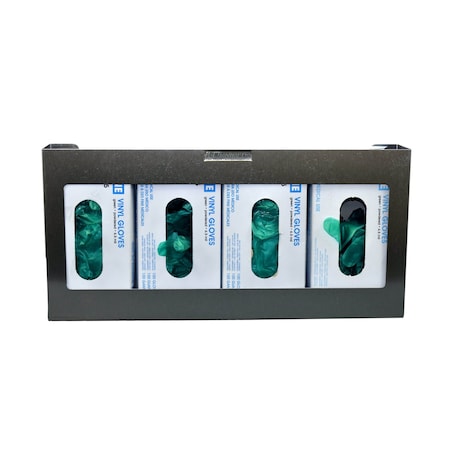 Omnimed Quad Stainless Steel Glove Box Holder W Magnet Mounting 305404