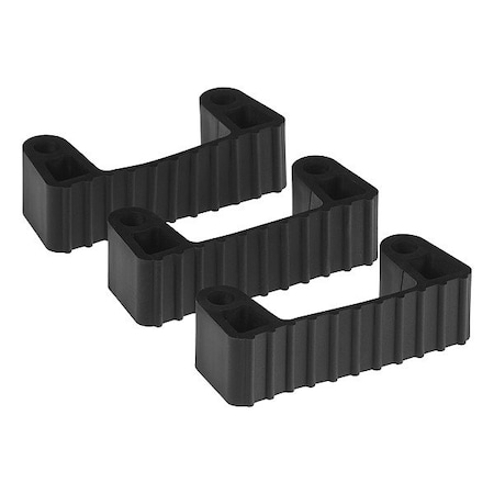 Vikan Rubber Bands for Wall Brackets, Black 10029