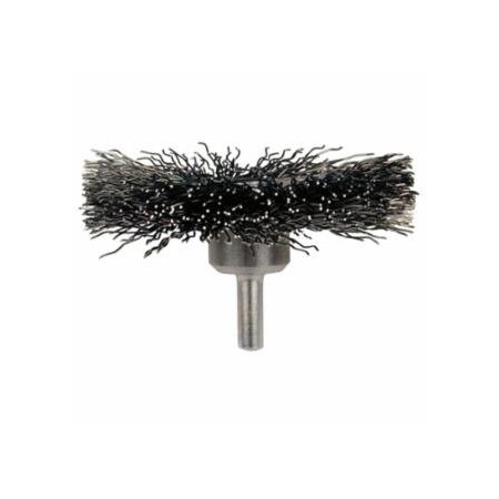 Pferd Mounted Crimped Wheel Brushes, Carbon Steel, 20,000 rpm, 3 in x 0.014 419-82900