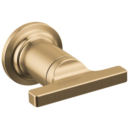 Delta Tetra Wall Mount Tub Filler Handle - T-Lever In Lumicoat Champagne Bronze H592CZ-PR