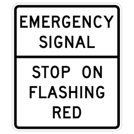 Sign Solutions Usa Traffic Sign, 36 in Width, Aluminum Sign, Vertical Rectangle DUS12DWT3642R10-14