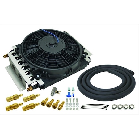 Derale 13900 16 Pass ElectraCool Remote Transmission Cooler Kit D65-13900