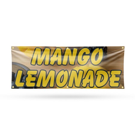 Signmission Mango Lemonade, 24 Inch x 72 Inch, Vinyl Banner B-72-30729