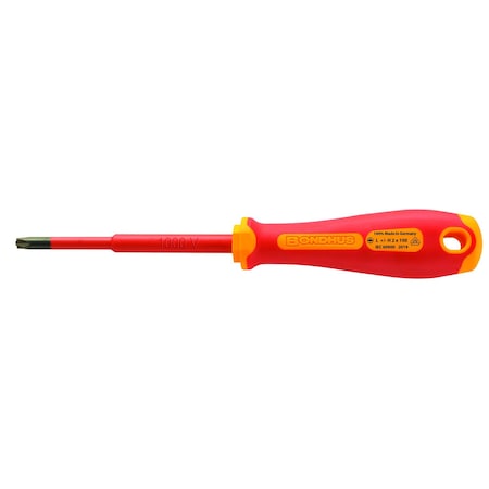 Bondhus H-2 +/- x 4 in Insulated Slim Screwdriver 1675813641