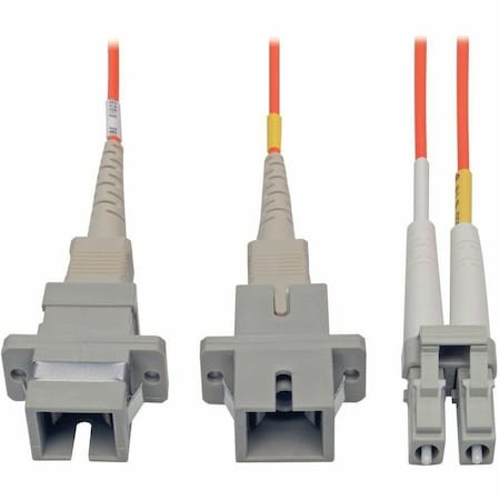Eaton Tripp Lite Series Duplex Multimode 62.5/125 Fiber Adapter LC-SC M/F 1 ft. 0.31 m N458-001-62