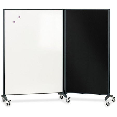 Quartet Divider Panel, Dry-Erase/Fabric, 72x48 In 6640MB-24
