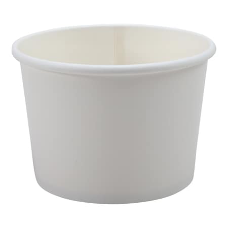 Americo Paper Food / Soup Container Bulk 12 oz White EFC-12-BULK
