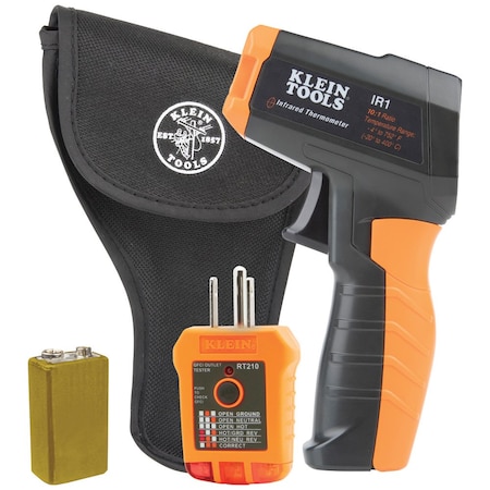 Klein Tools Infrared Thermometer Inspection Kit IR1KIT