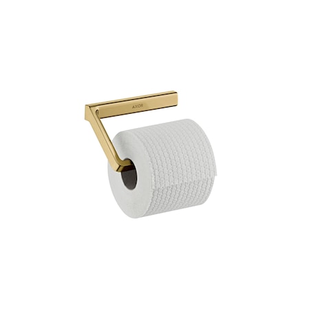 Axor Universal SoftSquare Toilet Paper Holder without Cover in Brushed Gold Optic 42846250
