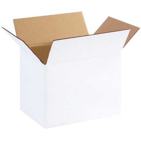 Partners Brand Corrugated Boxes, 11 3/4" x 8 3/4" x 8 3/4", White, 25/Bundle 1188W