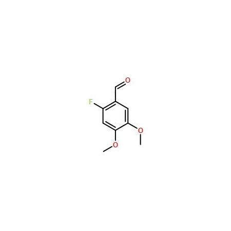 Ak Scientific 2-Fluoro-4, 5-dimethoxybenzaldehyde (10g), CAS 71924-62-4 Y9904-10g