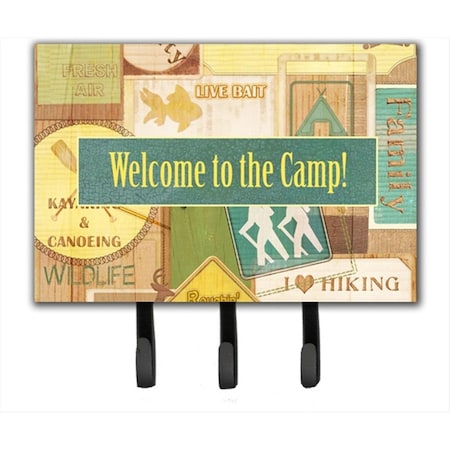Carolines Treasures Welcome To The Camp Leash Or Key Holder SB3080TH68