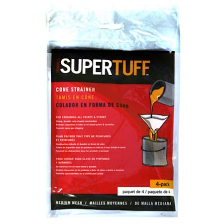 Trimaco 11101 Paper Cone Strainers, PK4 TR575126