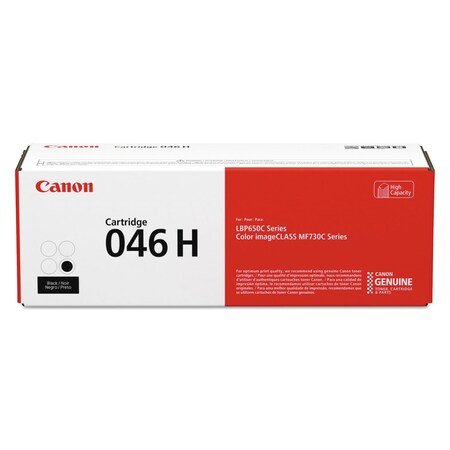 Canon 1254C001 (046) High-Yield Toner, 6300 Page-Yield, Black 1254C001