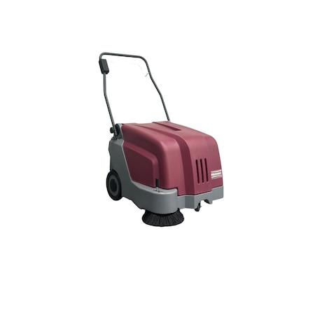 Minuteman Kleen Sweep 25W 25 in Battery Walk-Behind Carpet/Hard Floor Sweeper 804496