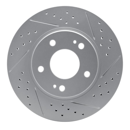Dynamic Friction Co DFC Geoperformance Rotor - Drilled and Slotted 830-72034R