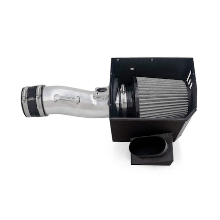 Hps Performance Air Intake Kit with Heat Shield, Polished, 827-731P