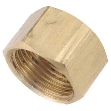 Anderson Metals 73008104 0.25 in. Brass Compression Cap, 10PK 123018