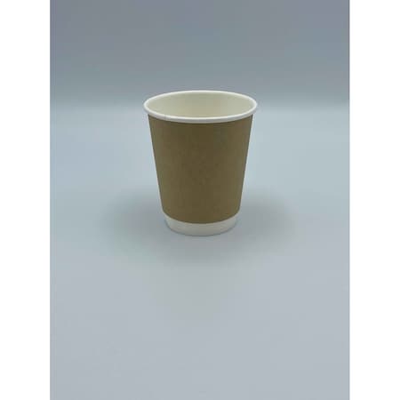 Empress Double Wall Paper Hot Cup 8 oz Kraft, 500PK EHCDW8-K