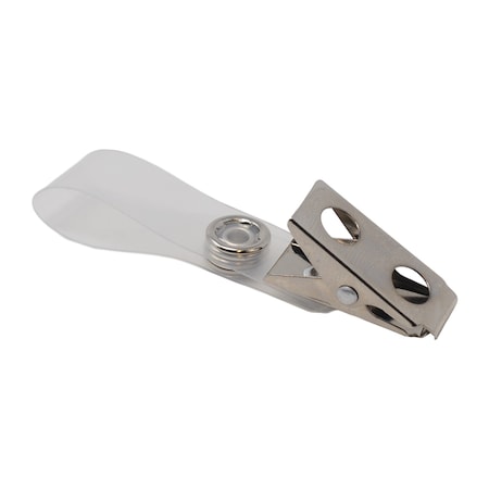 Crest Healthcare Standard Security Clip, Jaws Open To 5/16", With Mylar Strap, Pack/10 114524