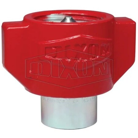 Dixon DQC WS-BOP High Pressure Wingstyle Female Coupler, 2-11-1/2 Nominal, Female NPTF, 316 SSss Stee 16WSF16-SS-BOP