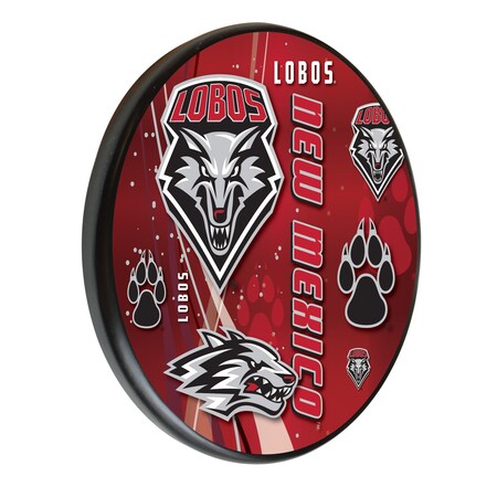 Holland Bar Stool Co University of New Mexico 13" Solid Wood Sign WSgnPBlkNewMex