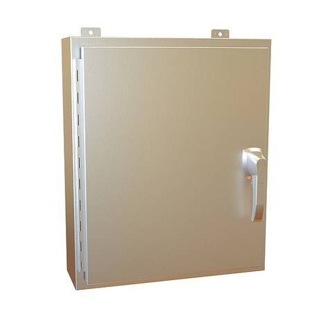 Hammond Handle Electrical Enclosure, 24 in H, 6 in D, 20 in W, 12, 13, 3R, 4, 4X, Stainless Steel HW24206SSHK